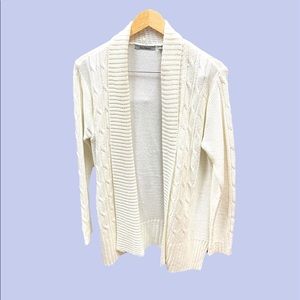 Jason Maxwell cream knit cardigan